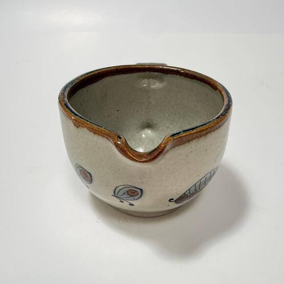 Ken Edwards Tonala Pottery Cream & Sugar Set – Handpainted Vintage Mexico KE - Picture 8 of 11